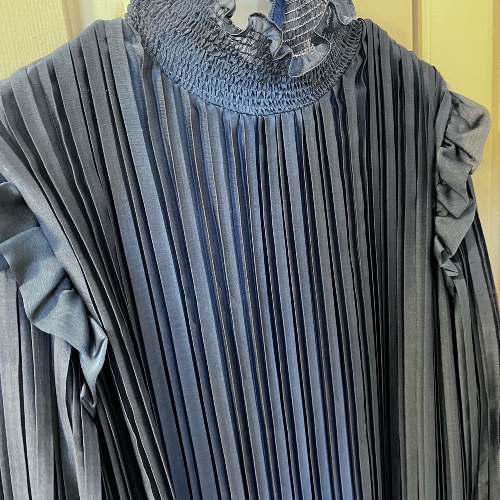 Elegant Blue Maxi Dress